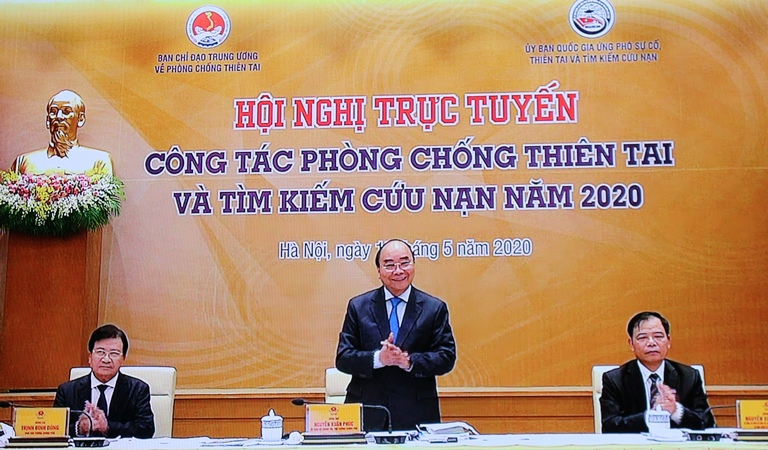 Hội nghị trực tuyến về công tác phòng, chống thiên tai và tìm kiếm cứu nạn năm 2020